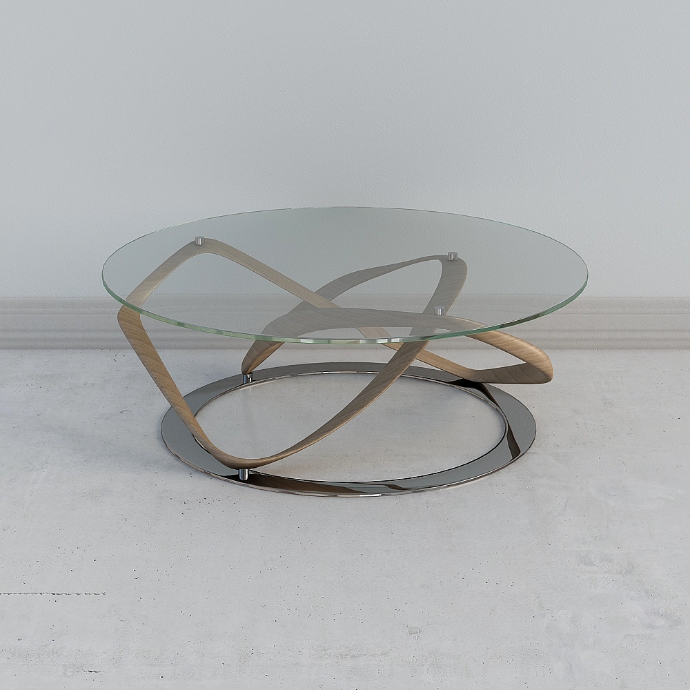 Tavolino da Caffè in Legno Massello Italiano