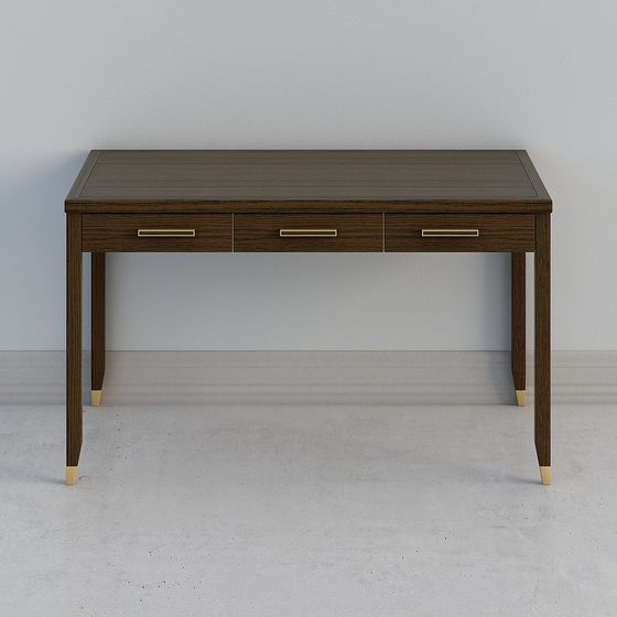 Urban Elegance Desk 3D model for Modern Spaces