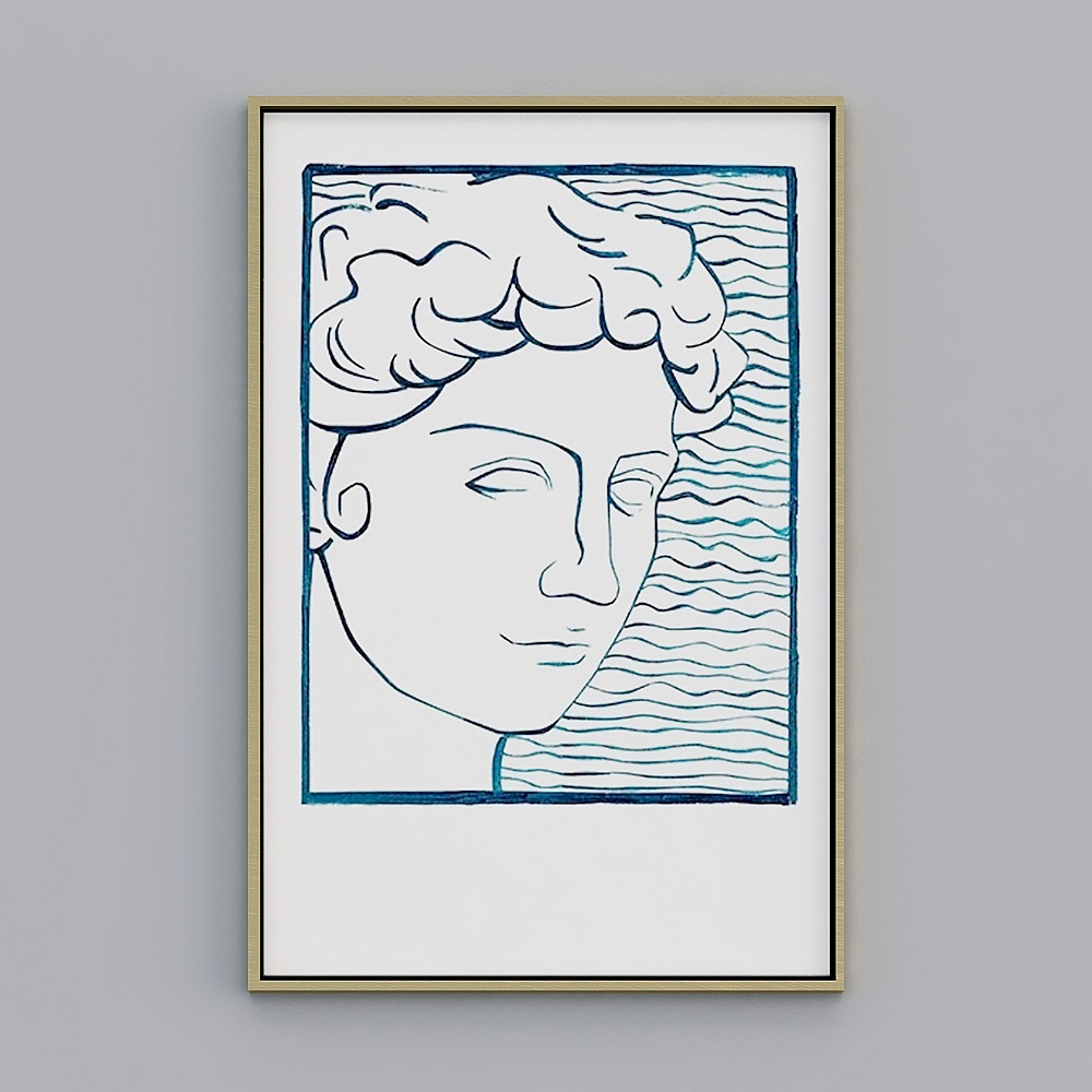 Nordic Light Luxury Decorative Painting - Antalya A