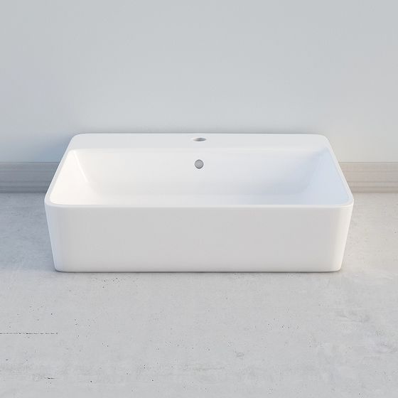 Minimalist Square Sink 3D model