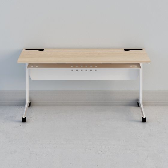 Modern Minimalist 3D Desk and Chair Set