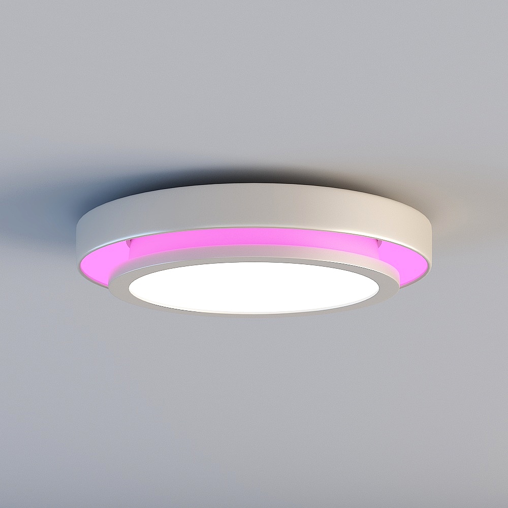 Dreamy Low-Poly Ceiling Light 3D model