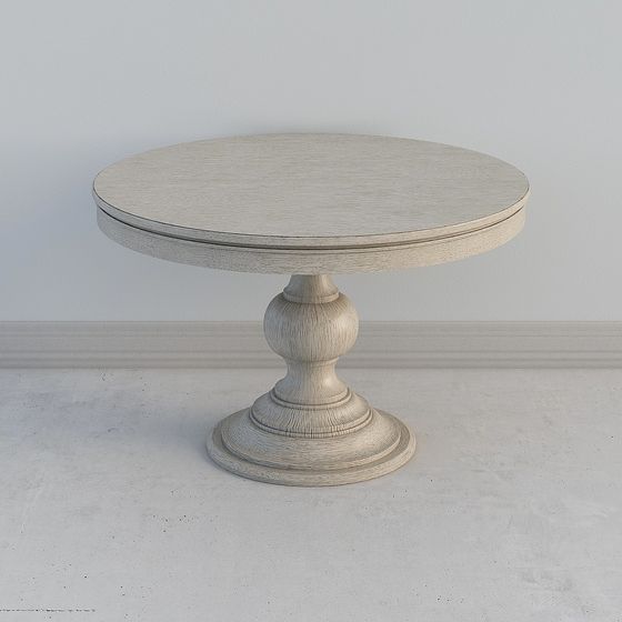 Elegant Round Table 3D Model for Modern Interiors