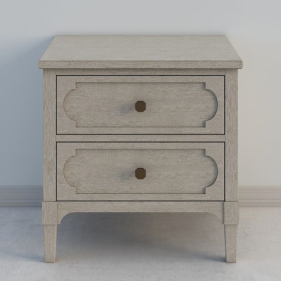 Nordic Style Nightstand 3D model