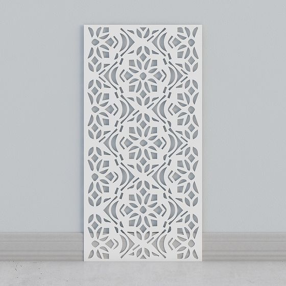 Stunning Lacy Panel 3D model for Creative Spaces