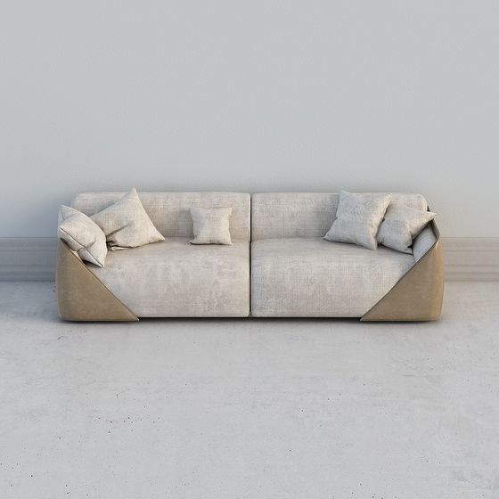 Urban Comfort Sofa 3D model