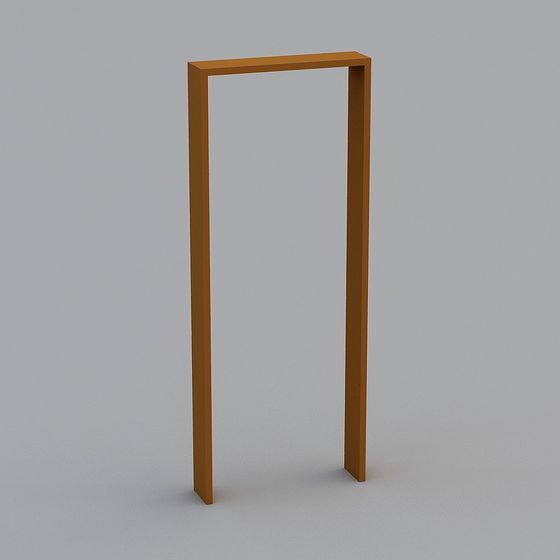 Elegant Metal Frame 3D model for Creative Projects