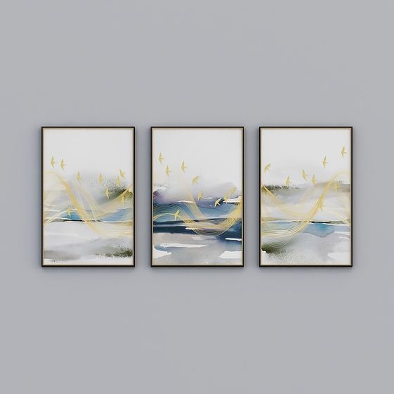 Flying Melody 3D Model - Abstract Art Collection