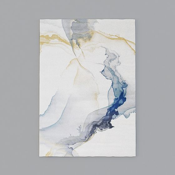 Abstract Watercolor Carpet 3D model