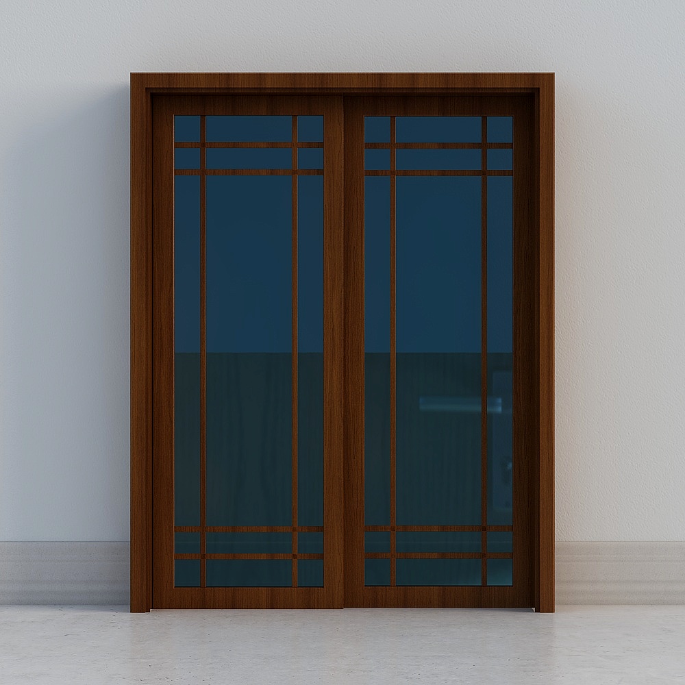 Porta Scorrevole in Stile Cinese