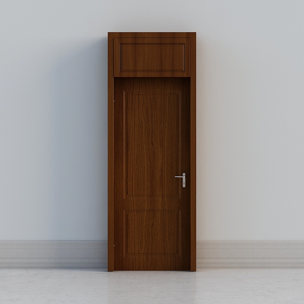 minimal wooden high door