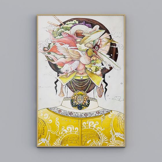 Ocean Dream 3D model - A Fantastical Underwater Garden