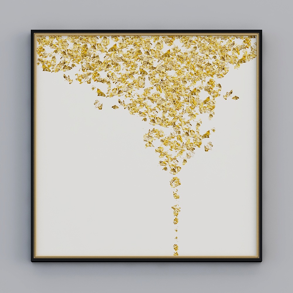 Painting with golden