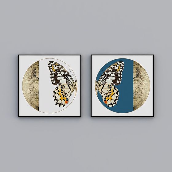 Butterfly Dance 3D Model