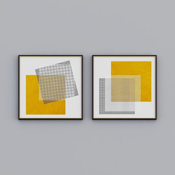 Abstract Frame 3D model - Modern Aesthetic