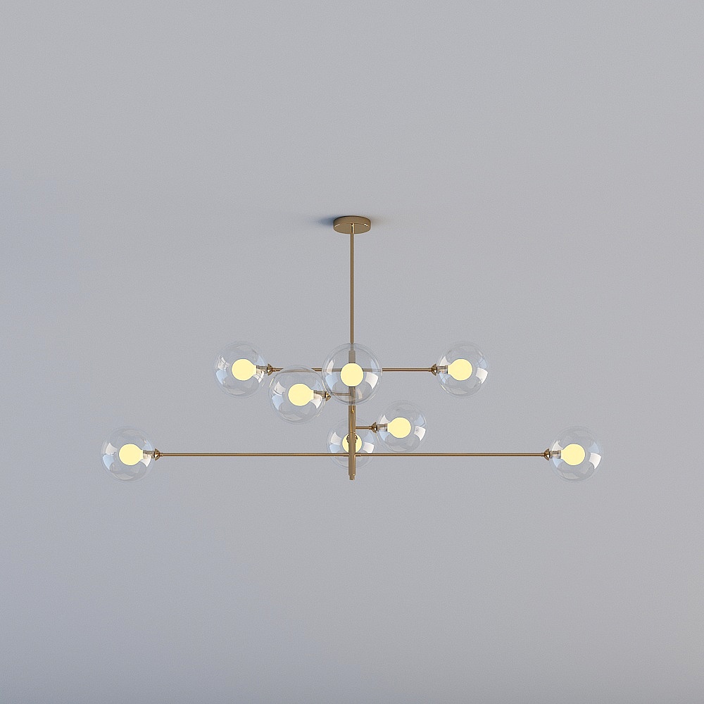 3D lights GRN-Postmodern Minimalist Restaurant Bedroom Study Cha