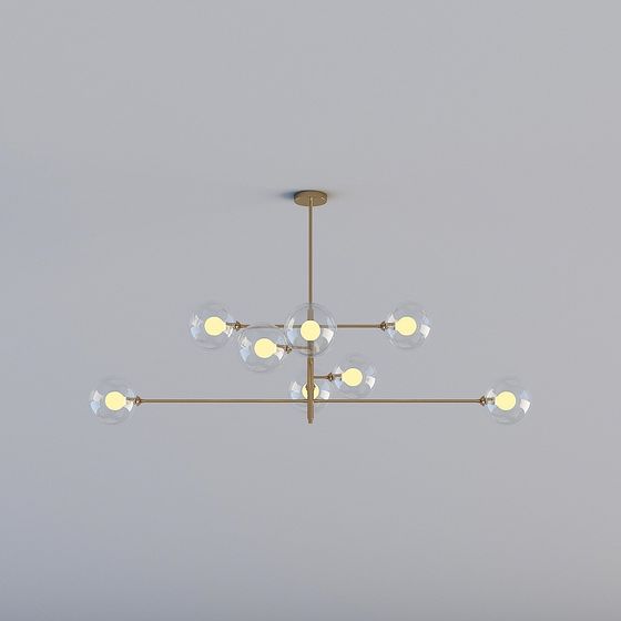 Charming Low-Polygon Ceiling Light 3D model