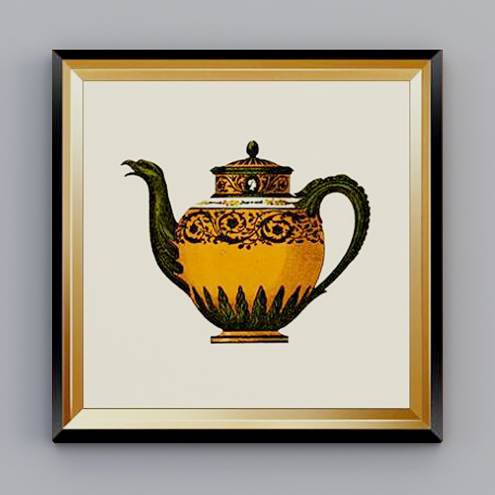 Of061-b- square 80cm-adornment alliance-luxury gold frame