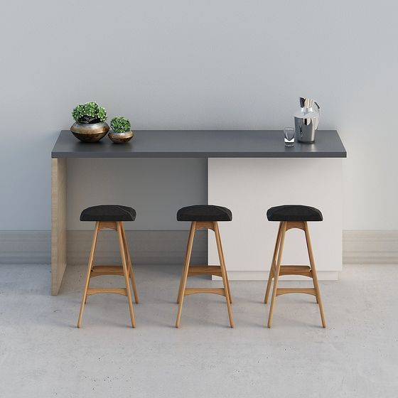 Scandinavian kitchen Island,Gray