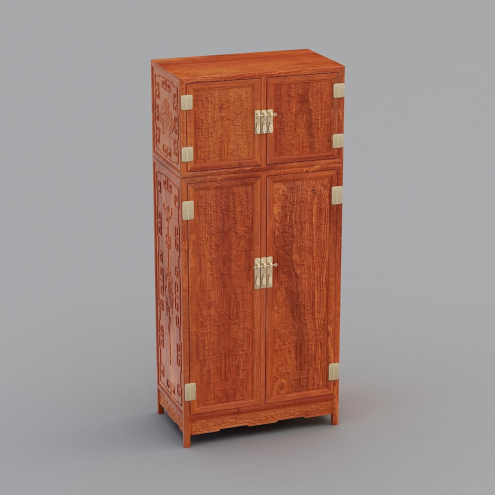 Chinese Antique Cabinet 3D Model