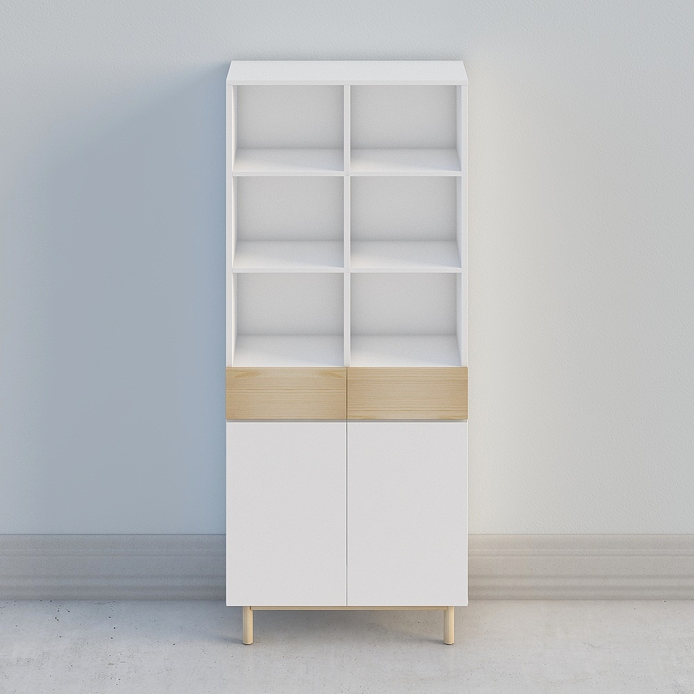 マウンテン スノー ブックケース - 2 ドア