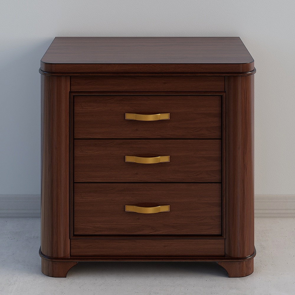 Bedside table (walnut)