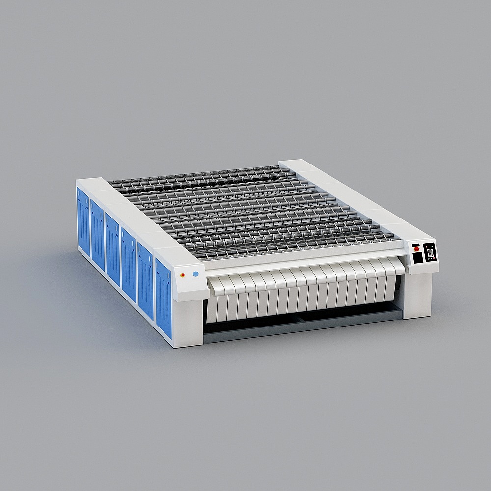 Industrial Low-Polygon Dryer 3D model