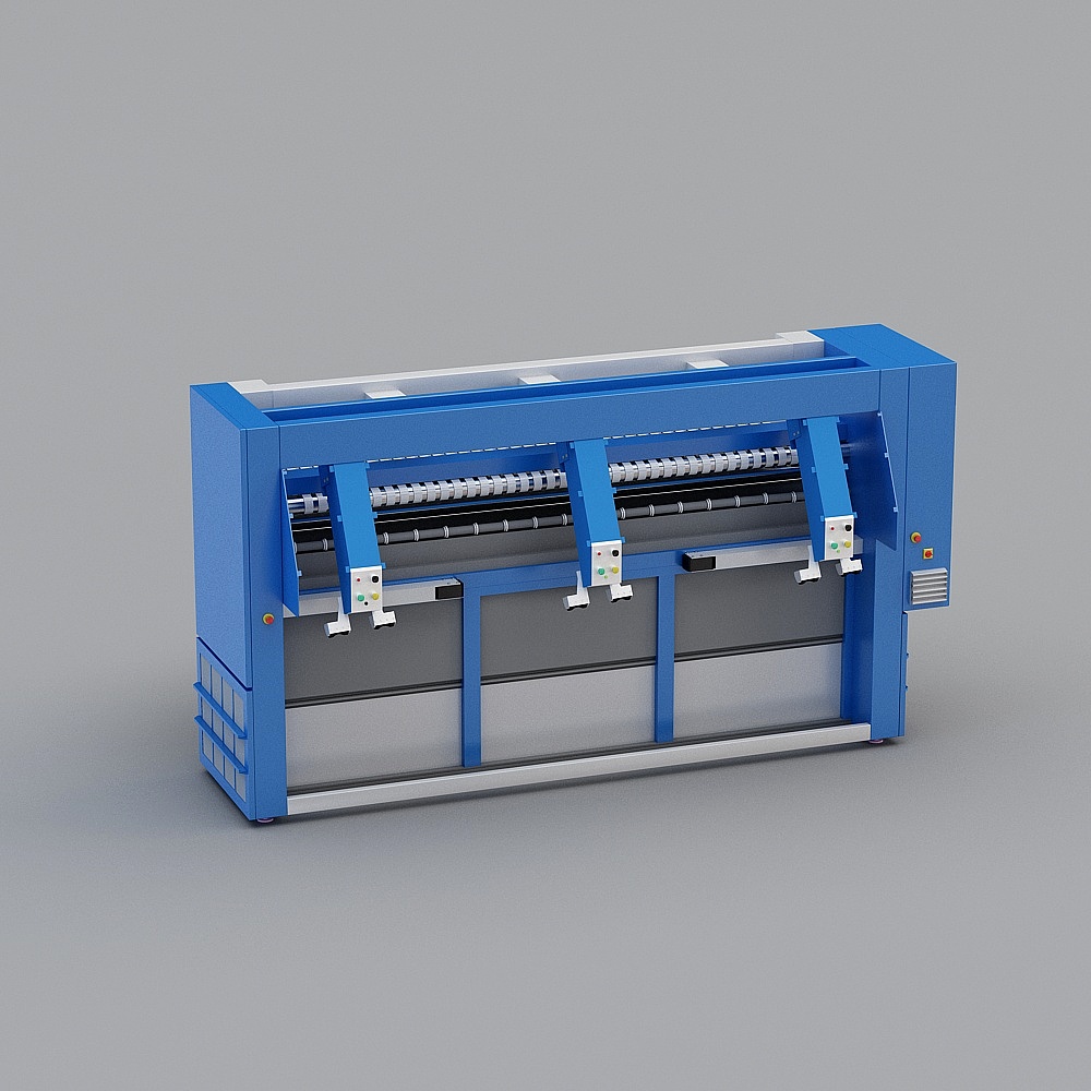 Three-station spreading machine