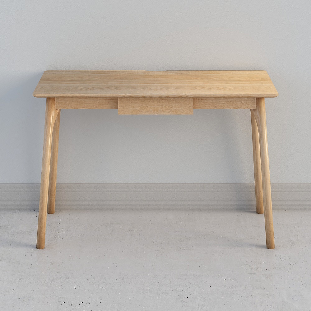 0108050201B style single-drawn writing table 1.2 meters of log color