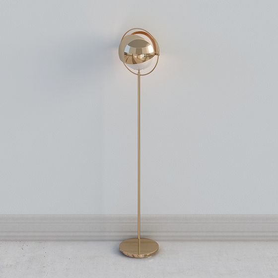 Stylish Geometric Pendant Light 3D model