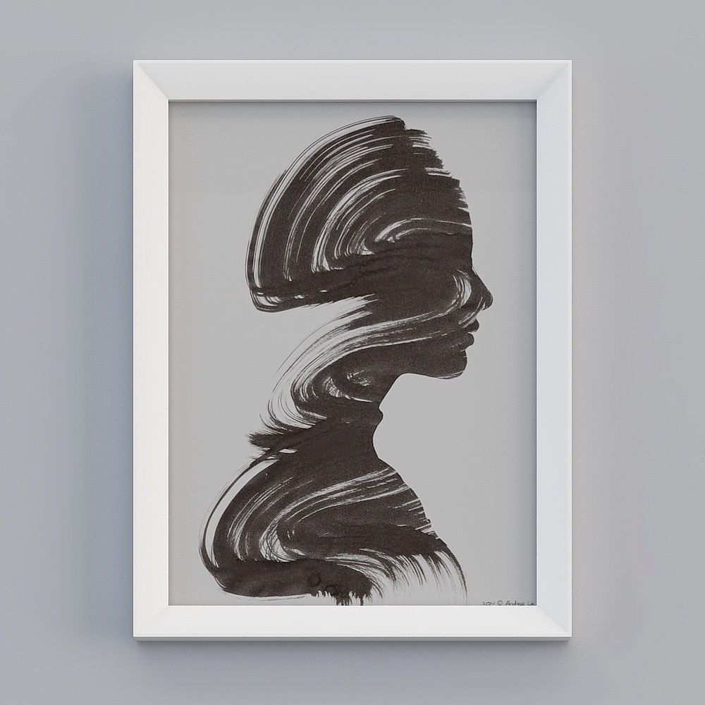 Living style PLUS3 living room decorative painting