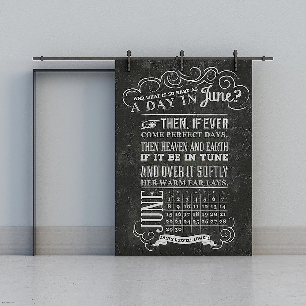 Industrial style personality shift door