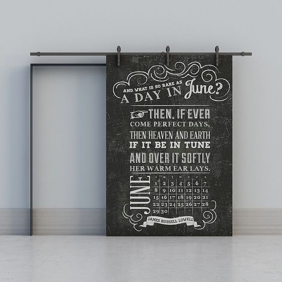 June Calendar 3D model