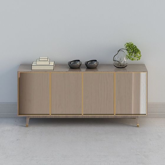Mid-Century Modern Sideboard 3D model
