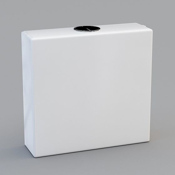 Minimalist Square Storage Box 3D model