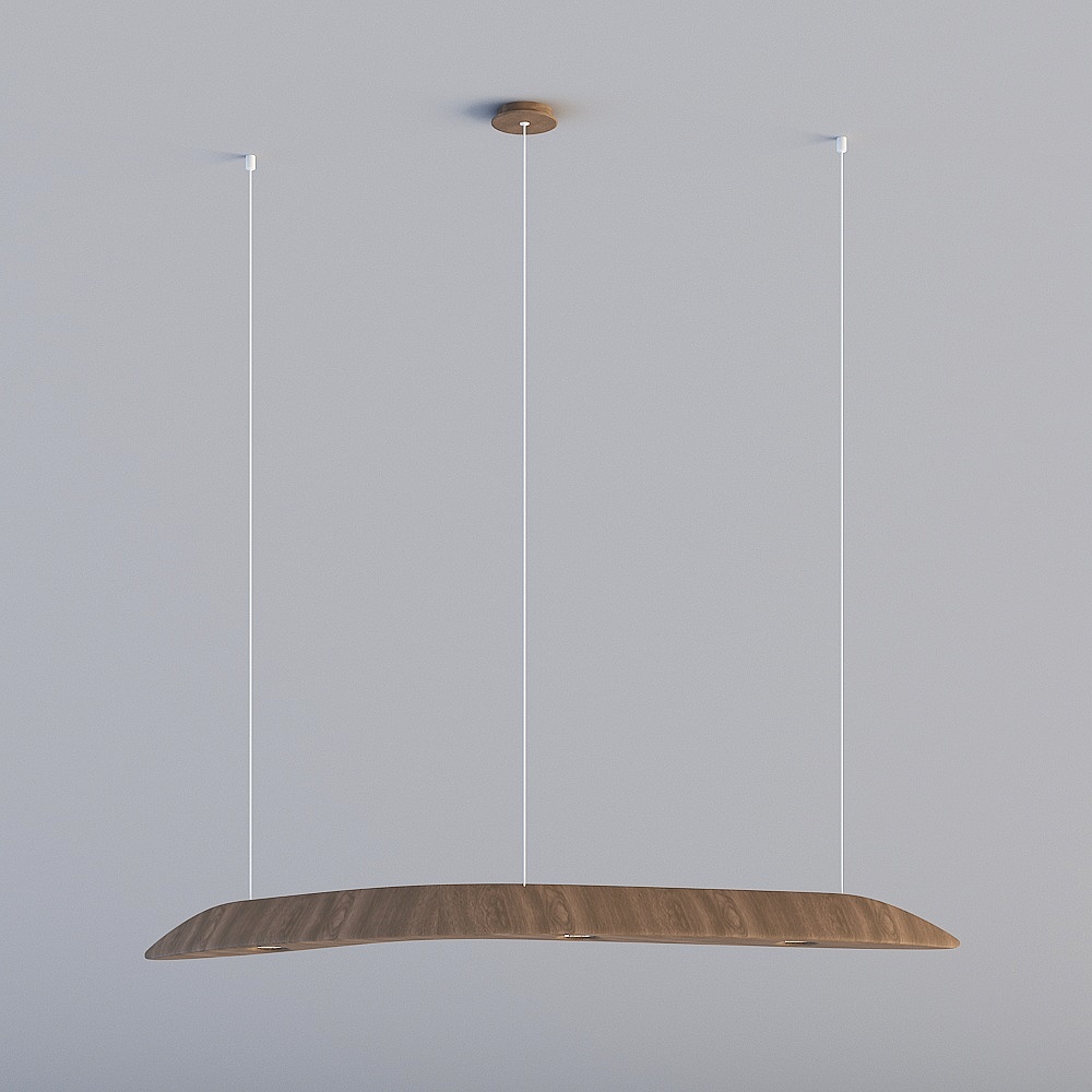 3D lights FP-Nordic Modern Minimalist Restaurant Bar Solid Wood 