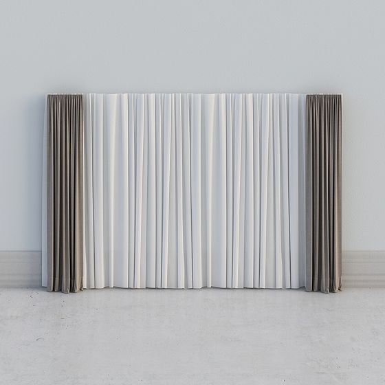 Origami Screen 3D model for Contemporary Spaces