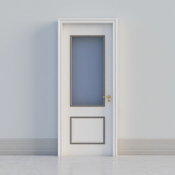Elegant Door 3D model - Modern Minimalist Design
