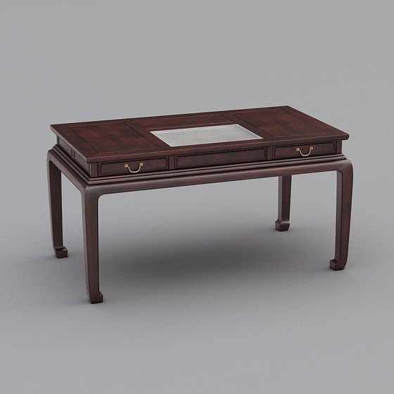 Bàn trà gỗ gụ Xiangrong sáu bộ