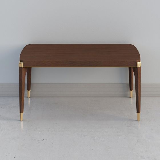 Elegant Art Deco Console Table 3D model