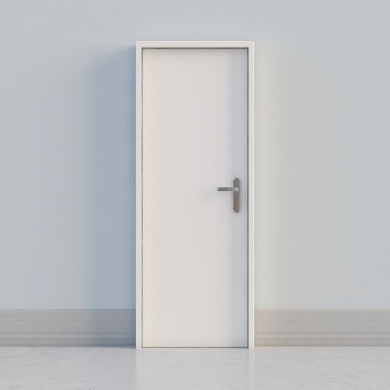 Sophisticated Minimalist Door 3D model for Modern Spaces