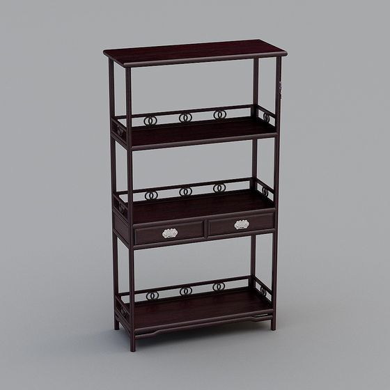 Daming Yayun Tea Room Combination 3D Model – Unique Style