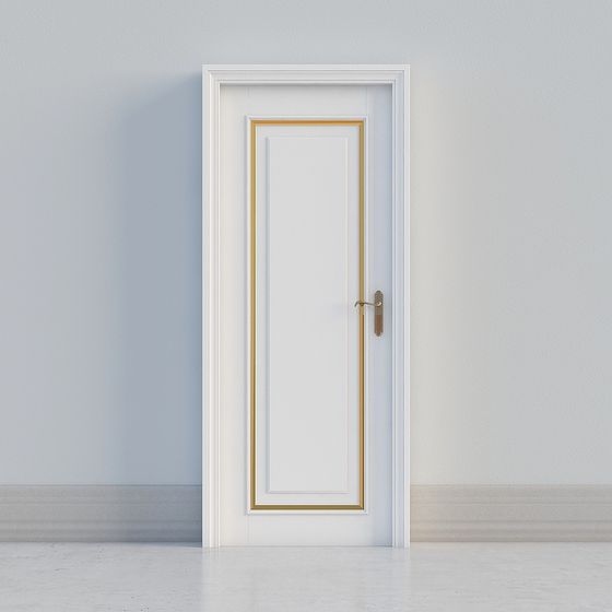 Exquisite Door 3D model - Modern and Elegant Fusion