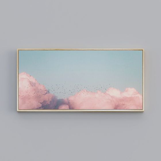 Dreamy Cloudscape 3D Model