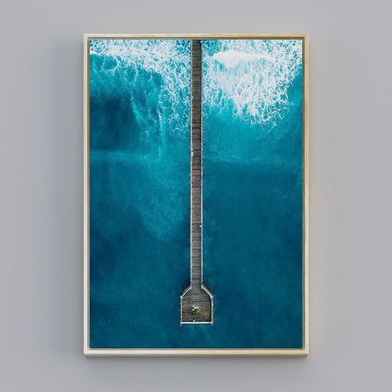 Dreamy Dock 3D model for Underwater Scenes