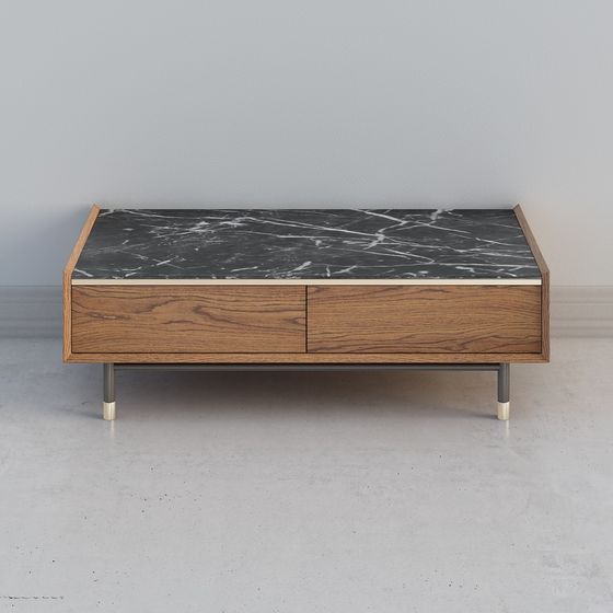 Modern Urban Living Room Coffee Table 3D model