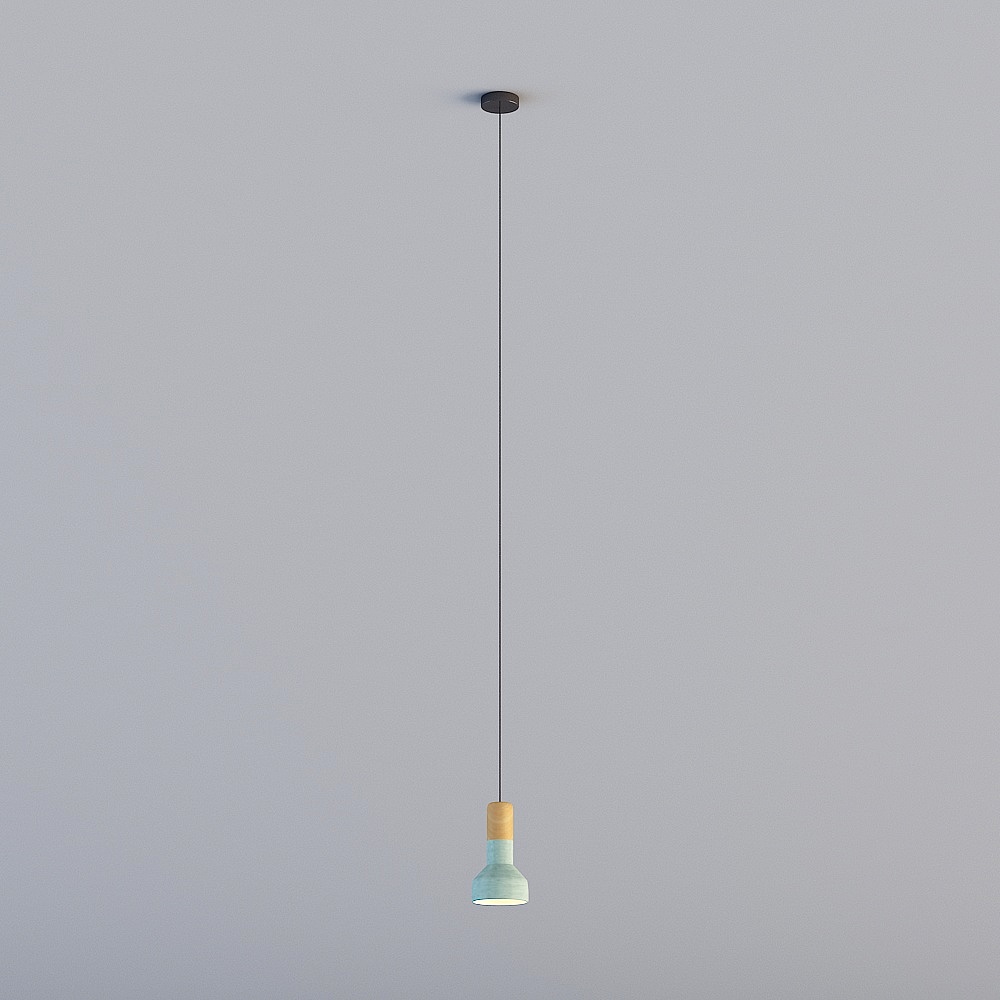 3D lights are all KT-Nordic modern minimalist restaurant bedroom study bar cement chandelier -KT002A-green