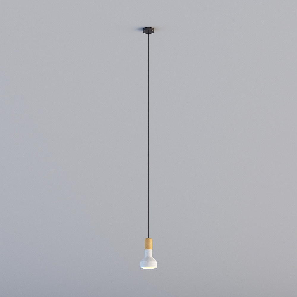 3D lights are all KT-Nordic modern minimalist restaurant bedroom study bar cement chandelier -KT002A-white