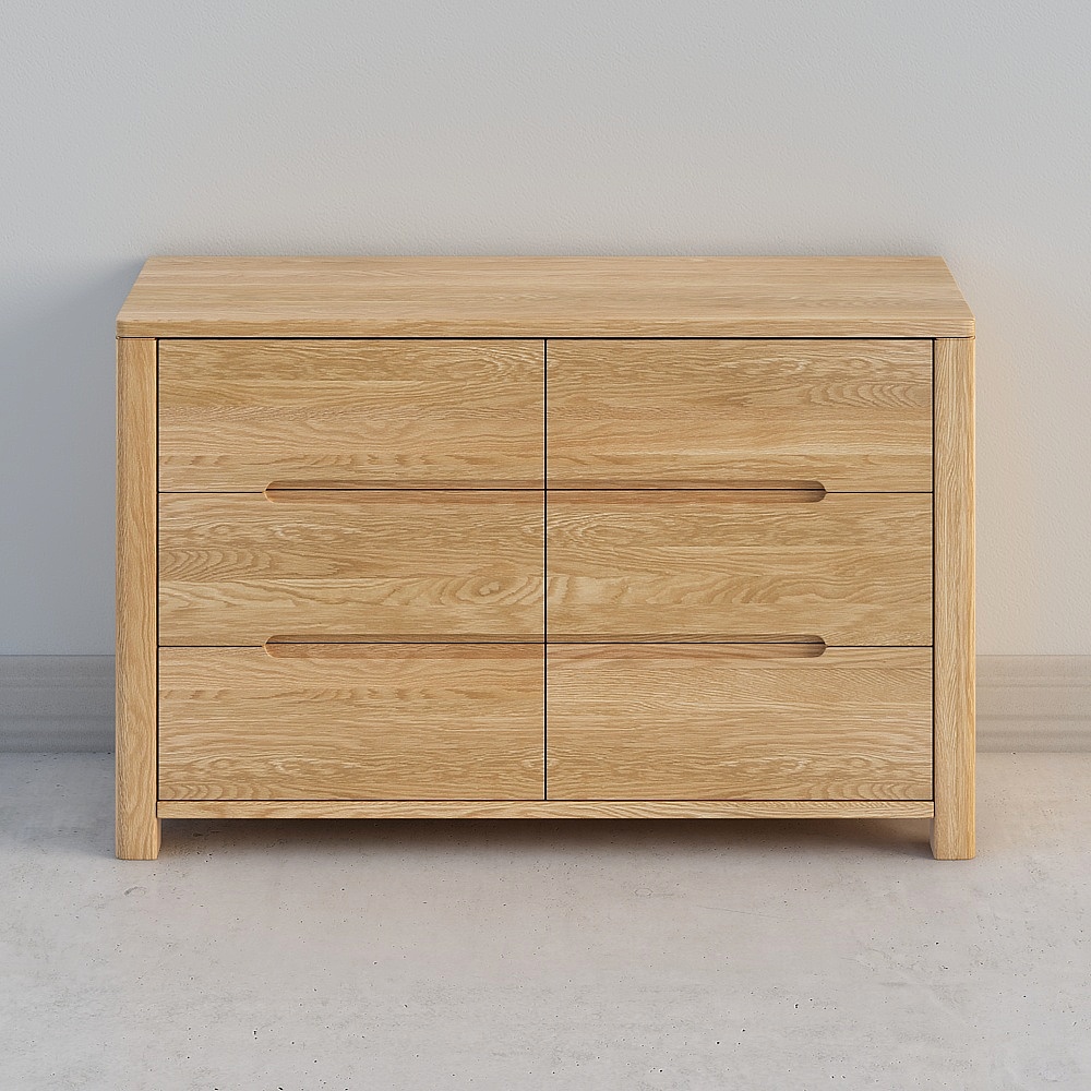 オリジナル - ノルウェーBワイドシックスキャビネット