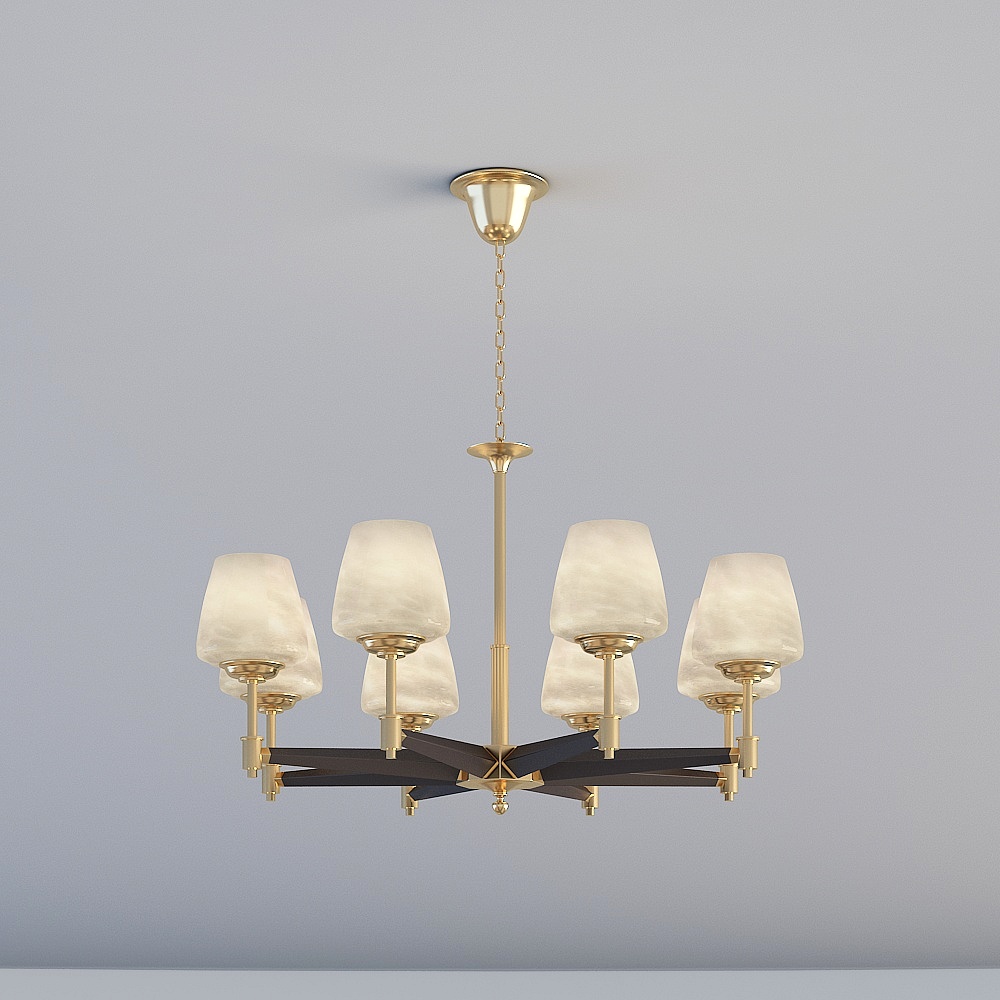 Tutti i Lumi 3D GSY - Lampadario Ristorante Cinese Americano Hyunguan in Rame Pieno-8268-8